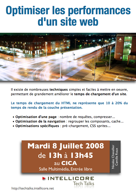 Intellicore Tech Talks - Optimiser les performances d’un site web