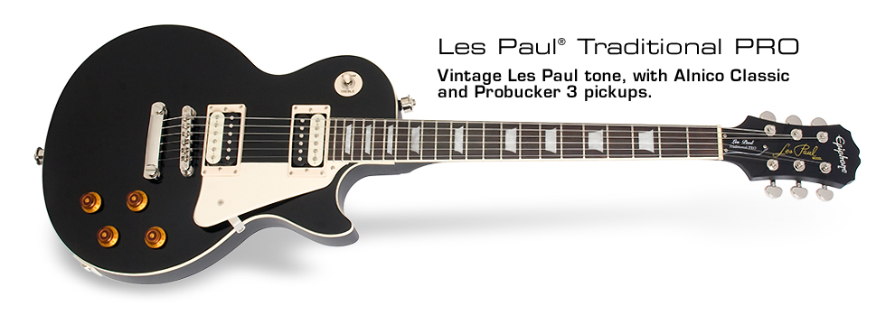 Epiphone Les Paul Traditional PRO Noire