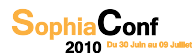 logo SophiaConf 2010