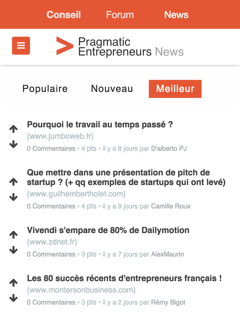 Pragmatic Entrepreneurs News