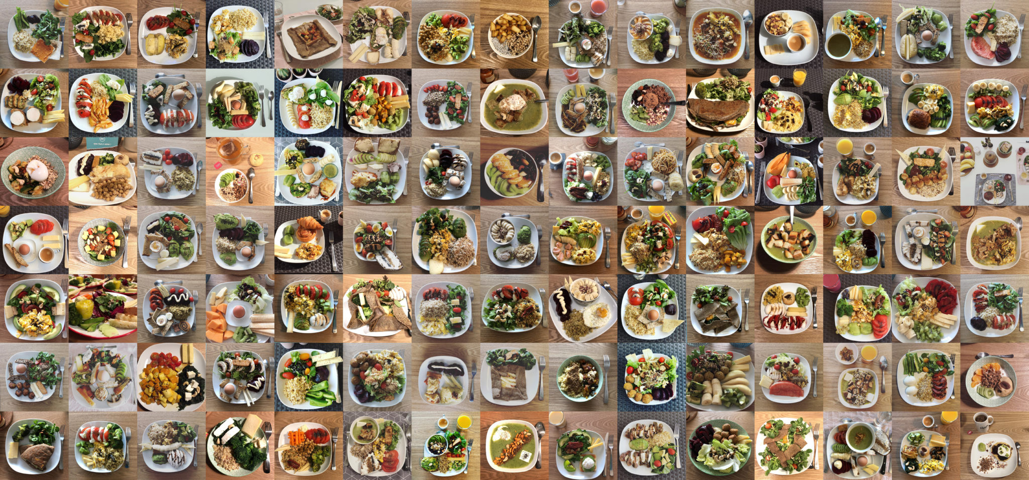 Assiettes végétariennes
