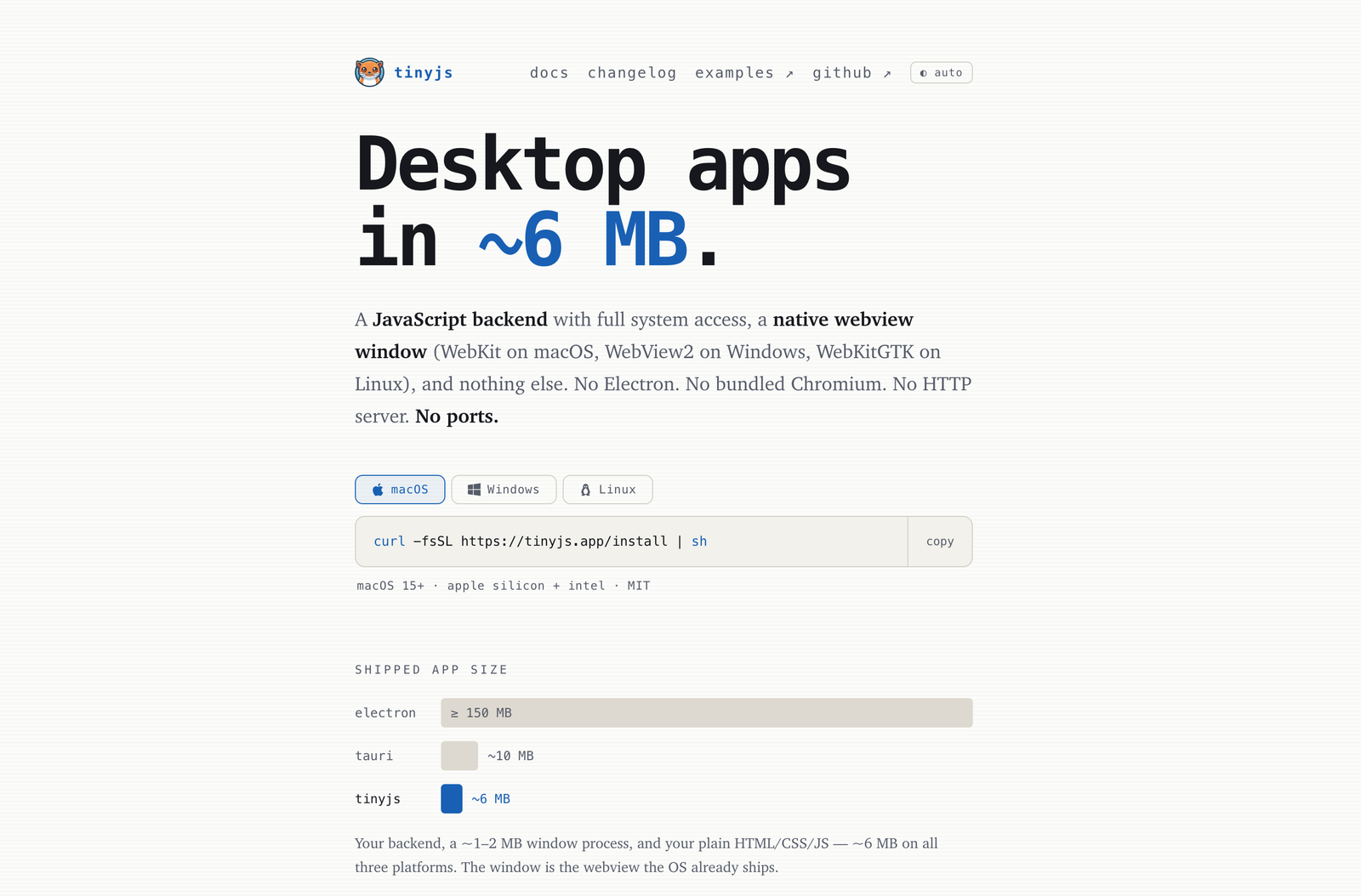 tinyjs, un Electron en 6 Mo · Anthropic quitte git — Veille #78 Image de l'article
