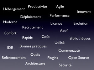 liste des critères permettant de juger de la qualité d'un framework web